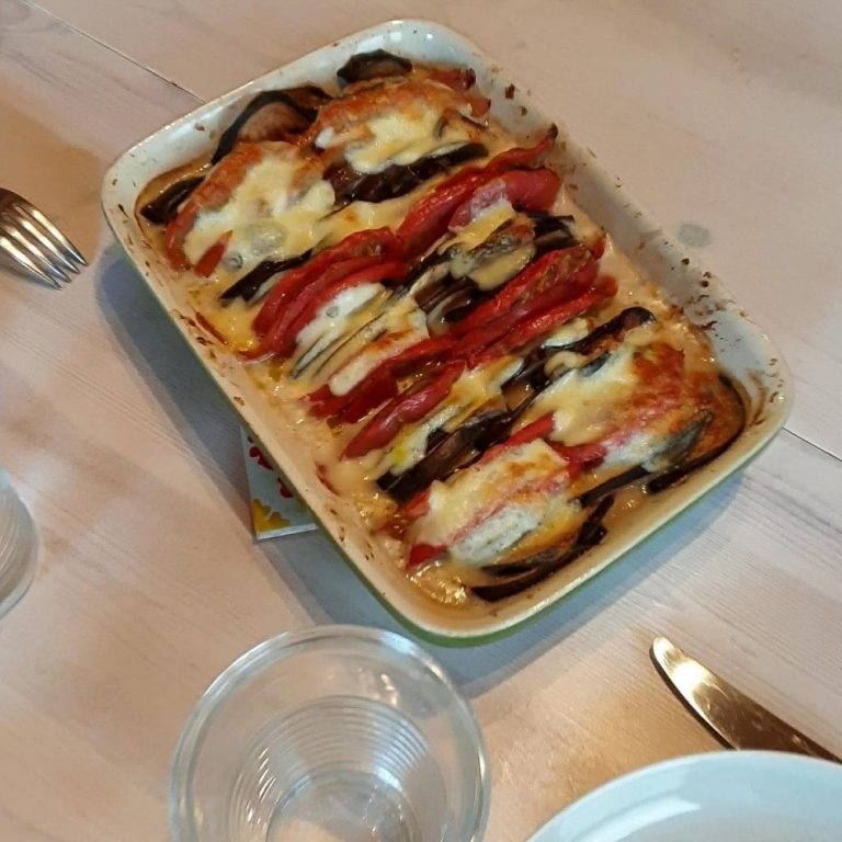 Recettet Aubergines tomates et mozzarella rotis